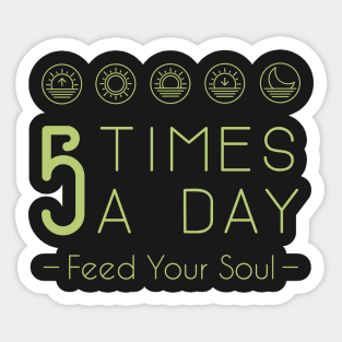 Feed Your Soul - Moss Green Sticker